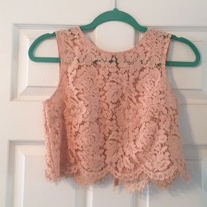 Jenny Yoo Cloe Cameo Pink Top